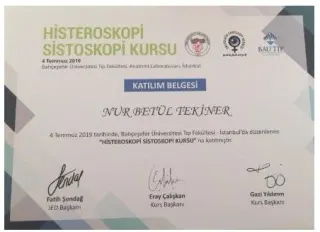 Uzm. Dr. Nur Betül Tekiner profilinde yer alan galeri fotoğrafı.