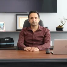 Op. Dr. Mehmet Emin Tunçkaşık — Kulak Burun Boğaz, Ankara. Portre fotoğrafı.