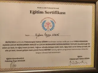 Uzm. Psk. Eylem Esen profilinde yer alan galeri fotoğrafı.
