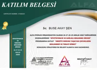 Dyt. Buse Akay Şen profilinde yer alan galeri fotoğrafı.