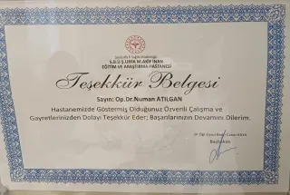 Op. Dr. Numan Atılgan profilinde yer alan galeri fotoğrafı.