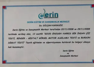 Uzm. Psk. Gülşah Karagöz profilinde yer alan galeri fotoğrafı.