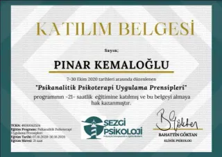 Kl. Psk. Pınar Kemaloğlu profilinde yer alan galeri fotoğrafı.