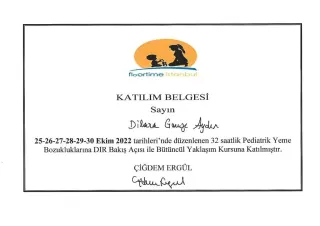 Uzm. Dkt. Dilara Gamze Aydın profilinde yer alan galeri fotoğrafı.
