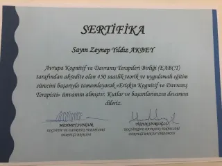 Uzm. Dr. Zeynep Yıldız Akbey profilinde yer alan galeri fotoğrafı.
