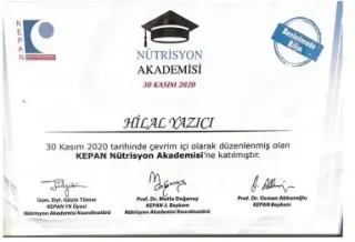Dyt. Hilal Yazıcı profilinde yer alan galeri fotoğrafı.