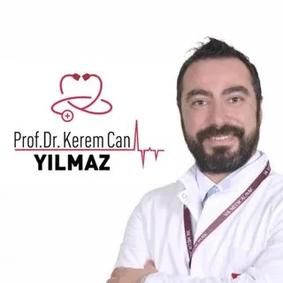 Prof. Dr. Kerem Can Yılmaz — Kardiyoloji, Bursa. Portre fotoğrafı.