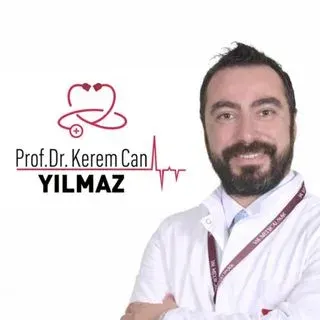 Prof. Dr. Kerem Can Yılmaz — Kardiyoloji, Bursa. Portre fotoğrafı.