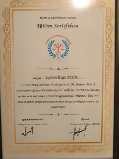 Uzm. Psk. Eylem Esen profilinde yer alan galeri fotoğrafı.