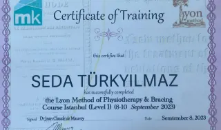 Uzm. Fzt. Seda Türkyılmaz profilinde yer alan galeri fotoğrafı.