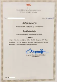 Op. Dr. Rafail İbayev profilinde yer alan galeri fotoğrafı.