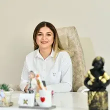 Op. Dr. Fatma Esin Karçin — Kadın Hastalıkları Ve Doğum, Gaziantep. Portre fotoğrafı.