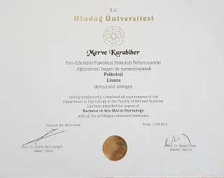 Kl. Psk. Merve Karabiber profilinde yer alan galeri fotoğrafı.