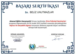 Kl. Psk. Beliz Unutmazlar profilinde yer alan galeri fotoğrafı.