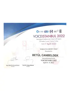 Dkt. Betül Canbeldek profilinde yer alan galeri fotoğrafı.