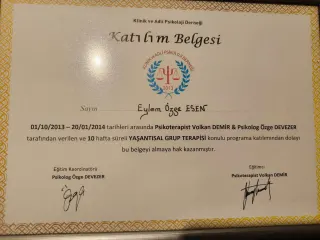 Uzm. Psk. Eylem Esen profilinde yer alan galeri fotoğrafı.