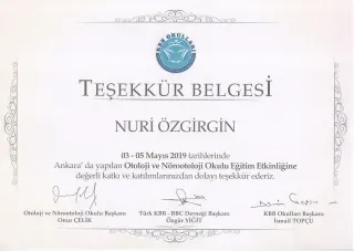Prof. Dr. Nuri Özgirgin profilinde yer alan galeri fotoğrafı.