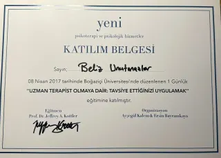 Kl. Psk. Beliz Unutmazlar profilinde yer alan galeri fotoğrafı.