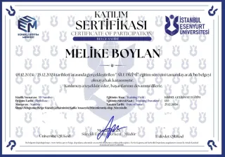 Psk. Melike Boylan profilinde yer alan galeri fotoğrafı.