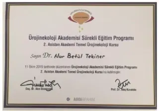 Uzm. Dr. Nur Betül Tekiner profilinde yer alan galeri fotoğrafı.
