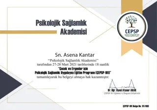 Kl. Psk. Asena Kantar profilinde yer alan galeri fotoğrafı.