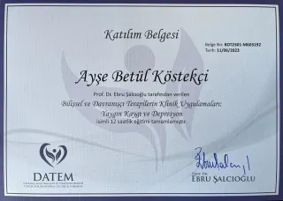 Kl. Psk. Ayşe Betül Köstekçi profilinde yer alan galeri fotoğrafı.