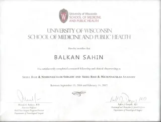 Doç. Dr. Balkan Şahin profilinde yer alan galeri fotoğrafı.
