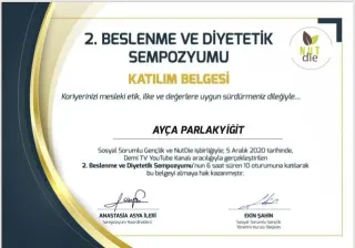 Dyt. Ayça Parlakyiğit Karaçor profilinde yer alan galeri fotoğrafı.