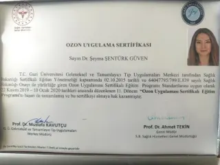 Uzm. Dr. Şeyma Şentürk Güven profilinde yer alan galeri fotoğrafı.