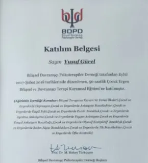 Uzm. Dr. Yusuf Gürel profilinde yer alan galeri fotoğrafı.