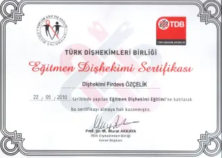 Dt. Firdevs Özçelik profilinde yer alan galeri fotoğrafı.