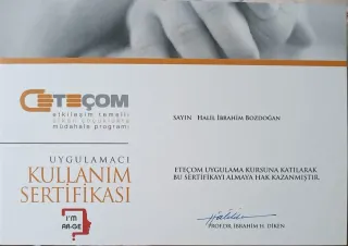 Uzm. Dkt. Halil İbrahim Bozdoğan profilinde yer alan galeri fotoğrafı.