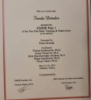 Uzm. Dr. Funda Dönder Şen profilinde yer alan galeri fotoğrafı.