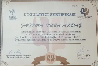 Uzm. Psk. Tuba Akdağ profilinde yer alan galeri fotoğrafı.