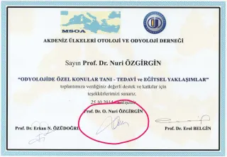 Prof. Dr. Nuri Özgirgin profilinde yer alan galeri fotoğrafı.