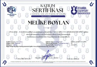 Psk. Melike Boylan profilinde yer alan galeri fotoğrafı.