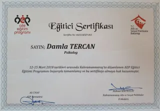 Psk. Damla Tercan profilinde yer alan galeri fotoğrafı.
