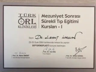 Op. Dr. Levent İlarslan profilinde yer alan galeri fotoğrafı.